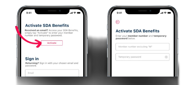 activating SDA benefits